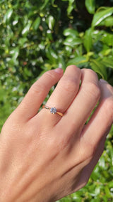 Vintage 1996 18ct Gold Diamond Solitaire Engagement Ring (0.35ct)