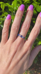 Victorian Sapphire & Diamond 18ct Gold Five-Stone Ring