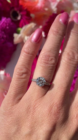 Art Deco 1.53 Carat Diamond 18ct White Gold Solitaire Engagement Ring