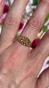 Antique 18ct Gold Old-Mine-Cut Diamond Solitaire Ring