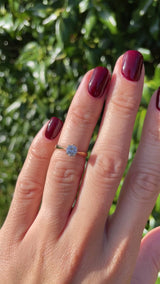 Vintage 1996 Diamond 18ct Gold Solitaire Engagement Ring (0.54ct)