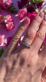 Princess-Cut Diamond 18ct White Gold Half-Eternity Wedding Band Ring (1.05cts)