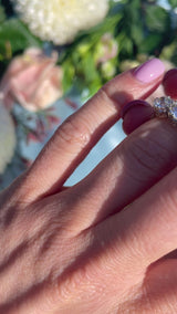 Art Deco Old European-Cut Diamond 18ct Gold Three-Stone Engagement Ring (2.87cts)