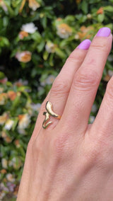 9ct Yellow Gold Snake Ring