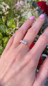 Vintage 1988 Diamond 18ct Gold Three-Stone Engagement Ring (1.00ct)