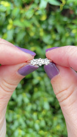 Vintage Diamond & Platinum Three-Stone Engagement Ring (0.50ct)