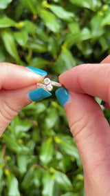 Art Deco Diamond 'Toi et Moi' Gold & Platinum Engagement Ring
