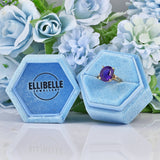 Ellibelle Jewellery Amethyst & Diamond 14k Gold Dress Ring