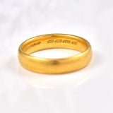 Ellibelle Jewellery Antique 22ct Gold Wedding Band - Date 1918 (6.2g)