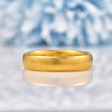 Ellibelle Jewellery Antique 22ct Gold Wedding Band - Date 1918 (6.2g)