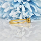 Ellibelle Jewellery Antique Art Deco Diamond Daisy Cluster Ring