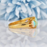 Ellibelle Jewellery Antique Edwardian Opal 18ct Gold Five Stone Ring