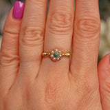 Ellibelle Jewellery Antique Turquoise & Pearl Ring By Murrle Bennett