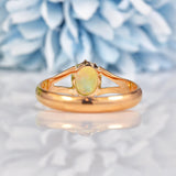Ellibelle Jewellery Antique Victorian Opal 18ct Gold Solitaire Ring
