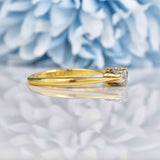 Ellibelle Jewellery Art Deco 1920s Diamond 18ct Gold & Platinum Three Stone Ring (0.30cts)