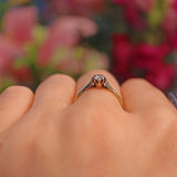 Ellibelle Jewellery Art Deco Diamond 18ct Gold Engagement Ring (0.25ct)