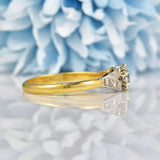 Ellibelle Jewellery Art Deco Diamond 18ct Gold Engagement Ring (0.65ct)