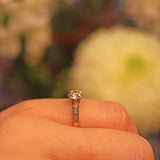 Ellibelle Jewellery ART DECO DIAMOND ENGAGEMENT RING (0.55CT)