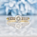 Ellibelle Jewellery ART DECO DIAMOND ENGAGEMENT RING (0.55CT)