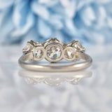Ellibelle Jewellery Art Deco Diamond & Platinum Three-Stone Engagement Ring (2.05cts)