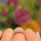 Ellibelle Jewellery Art Deco Diamond & Platinum Trilogy Engagement Ring (0.65ct)