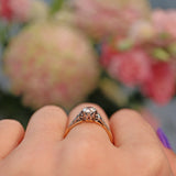 Ellibelle Jewellery Art Deco Diamond Solitaire Engagement Ring (0.60ct)