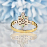 Ellibelle Jewellery Art Deco Style Peridot & Diamond Dress Ring