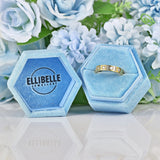 Ellibelle Jewellery Diamond 18ct Gold Half Eternity Wedding Band Ring (0.62cts)