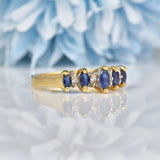 Ellibelle Jewellery Marquise Sapphire & Diamond 14k Gold Ring