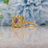 Ellibelle Jewellery VICTORIAN STYLE 9CT GOLD SUFFRAGETTE RING