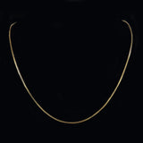 Ellibelle Jewellery VINTAGE 18CT GOLD BOX-LINK NECK CHAIN (20")