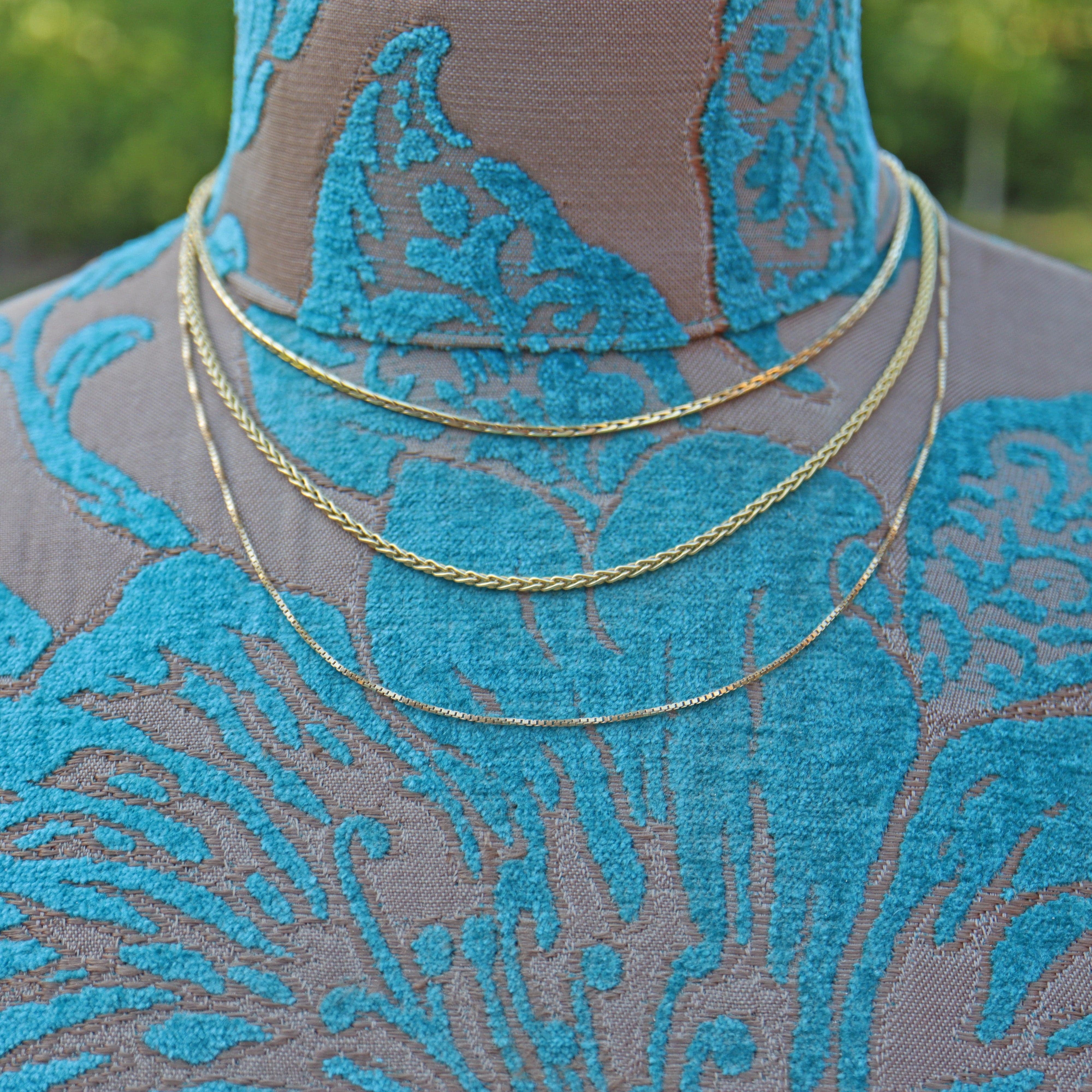 Ellibelle Jewellery Vintage 18ct Gold Rope Chain (18")