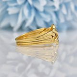 Ellibelle Jewellery Vintage 18ct Yellow Gold Four-Piece Puzzle Ring