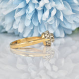 Ellibelle Jewellery Vintage 1970s Diamond 18ct Gold Cluster Ring