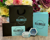 Ellibelle Jewellery Vintage 1980s Aquamarine & Diamond White Gold Cluster Ring