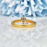 Ellibelle Jewellery Vintage 1980s Diamond 18ct Gold Engagement Ring (0.30ct)