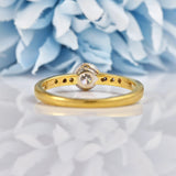Ellibelle Jewellery Vintage 1993 Diamond 18ct Gold Solitaire Engagement Ring (0.36cts)
