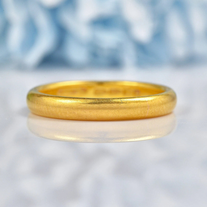 Ellibelle Jewellery Vintage 22ct Gold Wedding Band - London 1962 (4.4g)