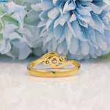 VINTAGE DIAMOND 18CT GOLD TRILOGY THREE STONE RING