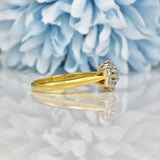 Ellibelle Jewellery VINTAGE DIAMOND DAISY CLUSTER RING