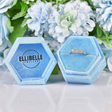 Ellibelle Jewellery Vintage Diamond Platinum Three Stone Engagement Ring (0.50ct)