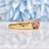 Ellibelle Jewellery Vintage Multi Gem 9ct Gold Cluster Ring