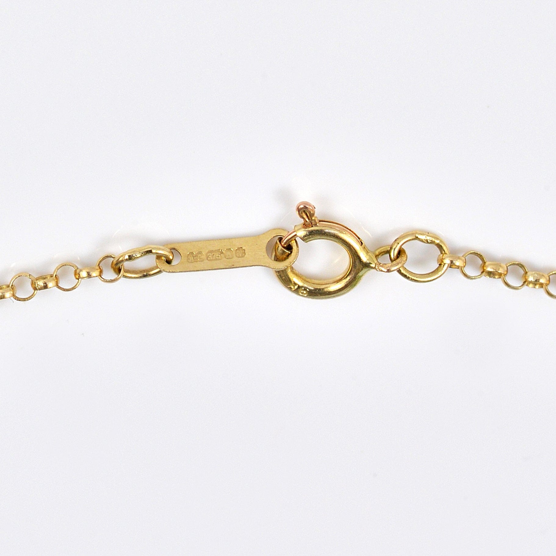 Ellibelle Jewellery VINTAGE OPAL & PEARL 9CT GOLD PENDANT NECKLACE