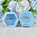 Ellibelle Jewellery Vintage Ruby & Diamond 18ct Gold Half Eternity Wedding Band Ring
